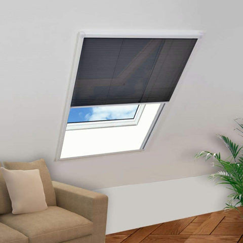 vidaxl20- Plisse Insect Screen Window 160 x 110 cm