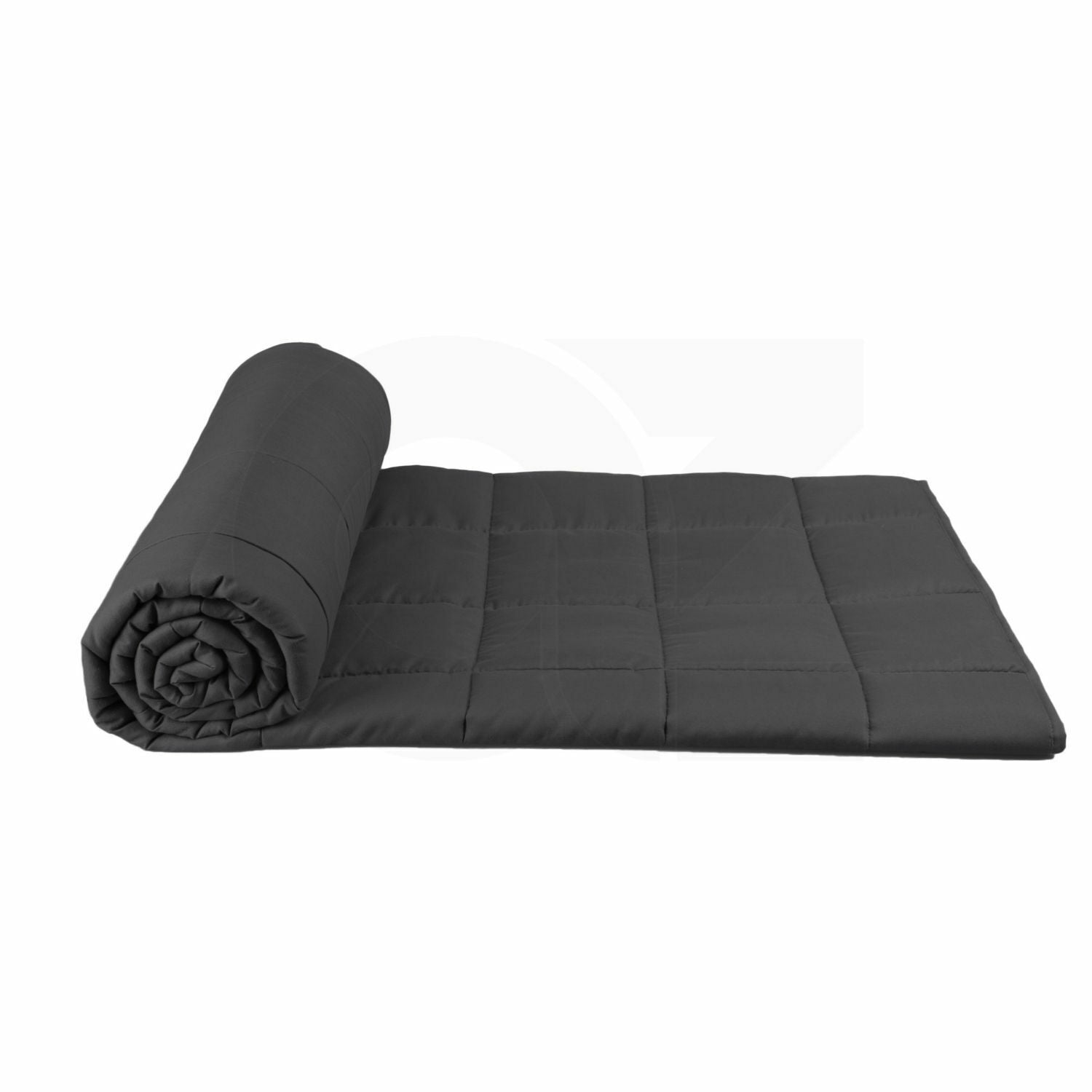 Polyester Queen Size Weighted Blanket  Dark Grey 7kg