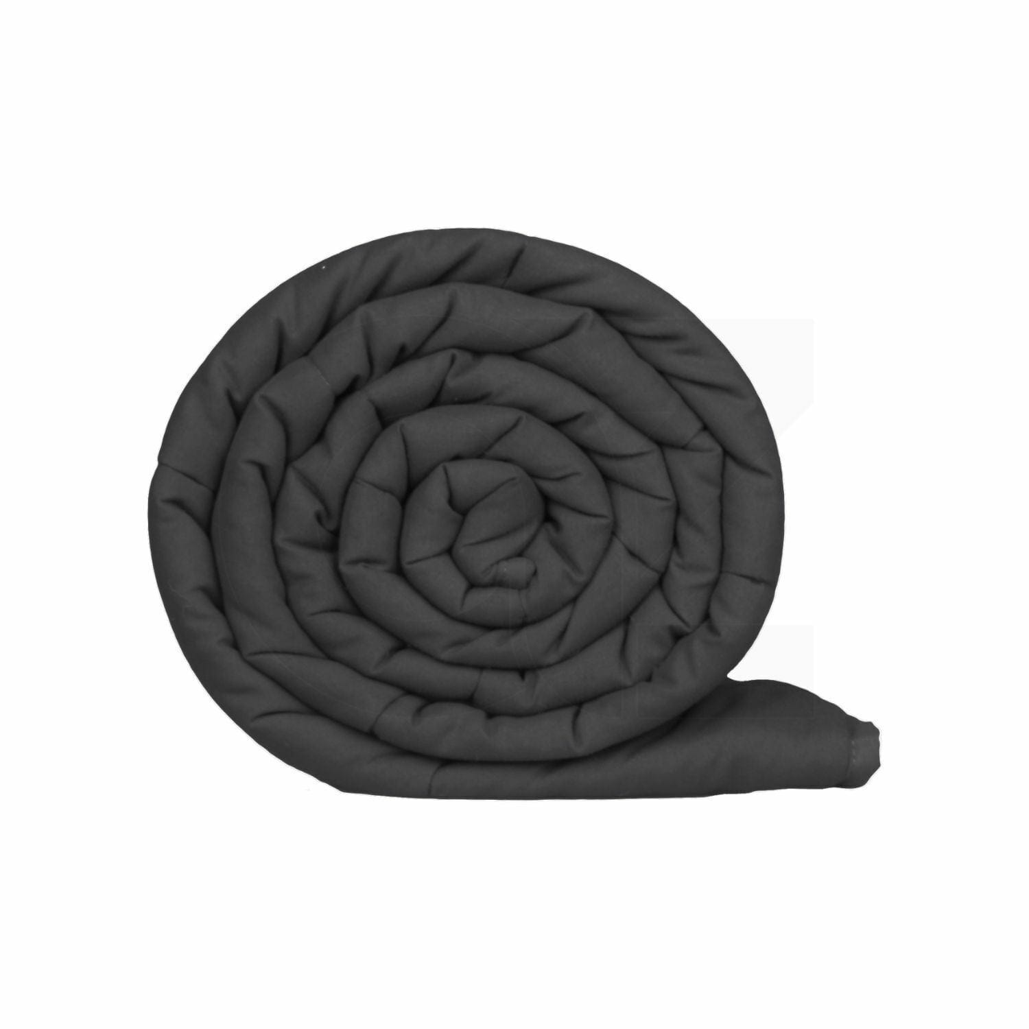 Polyester Queen Size Weighted Blanket  Dark Grey 9kg