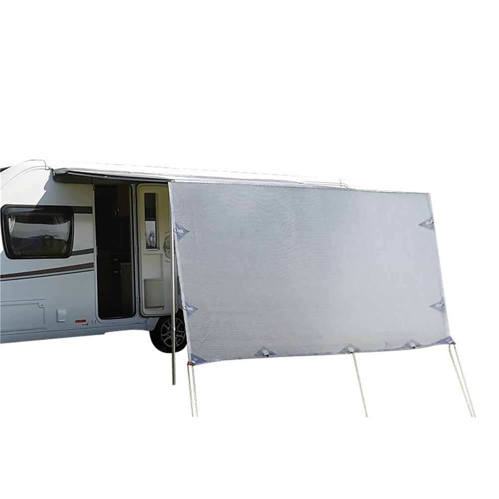 Pop Top Caravan Privacy Screen Sun Shade End Wall Roll Out Awning Side Extension
