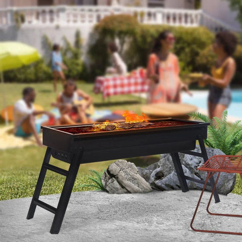 Portable charcoal bbq grill barbecue