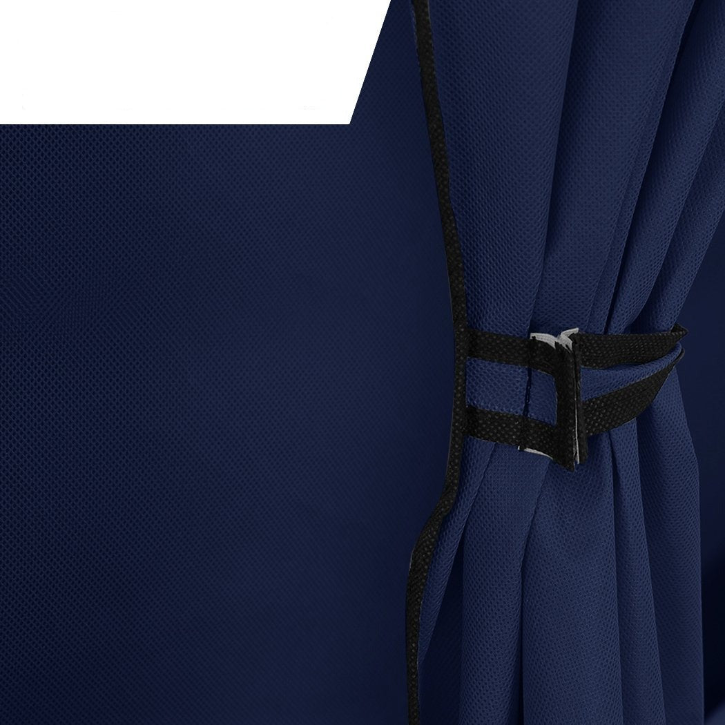 bedroom Portable cloth Storage Wardrobes Navy Blue