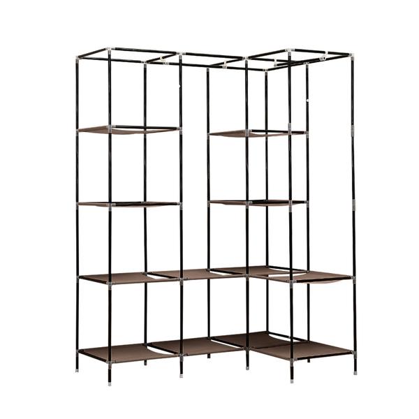 bedroom Portable Clothes Closet Wardrobe Coffee