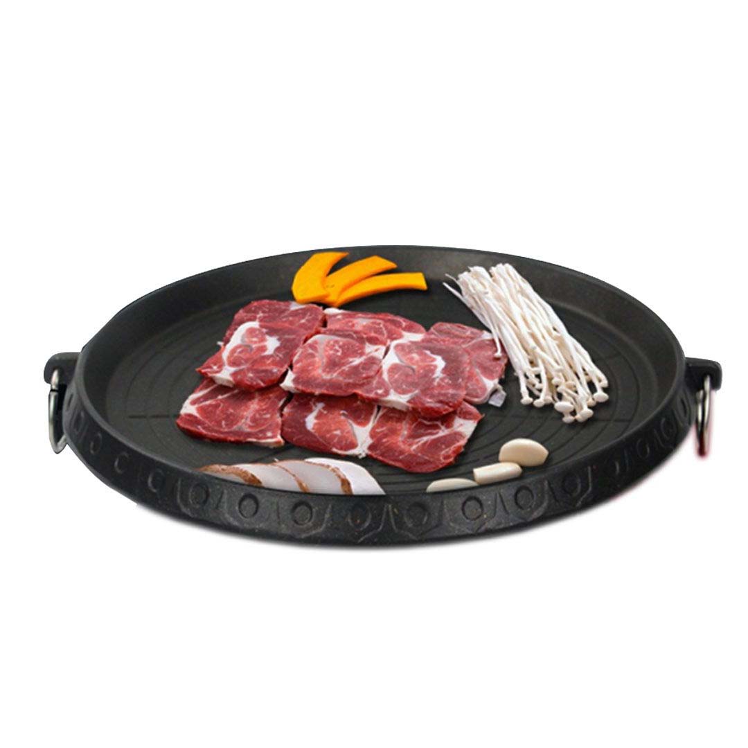 spare parts & fittings Portable Korean BBQ Butane Gas Stove Stone Grill Plate Non Stick Coated Round