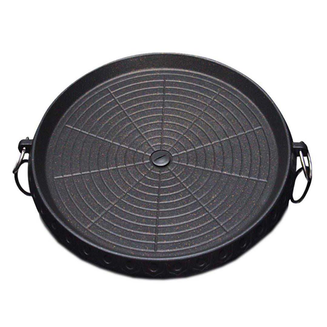 spare parts & fittings Portable Korean BBQ Butane Gas Stove Stone Grill Plate Non Stick Coated Round