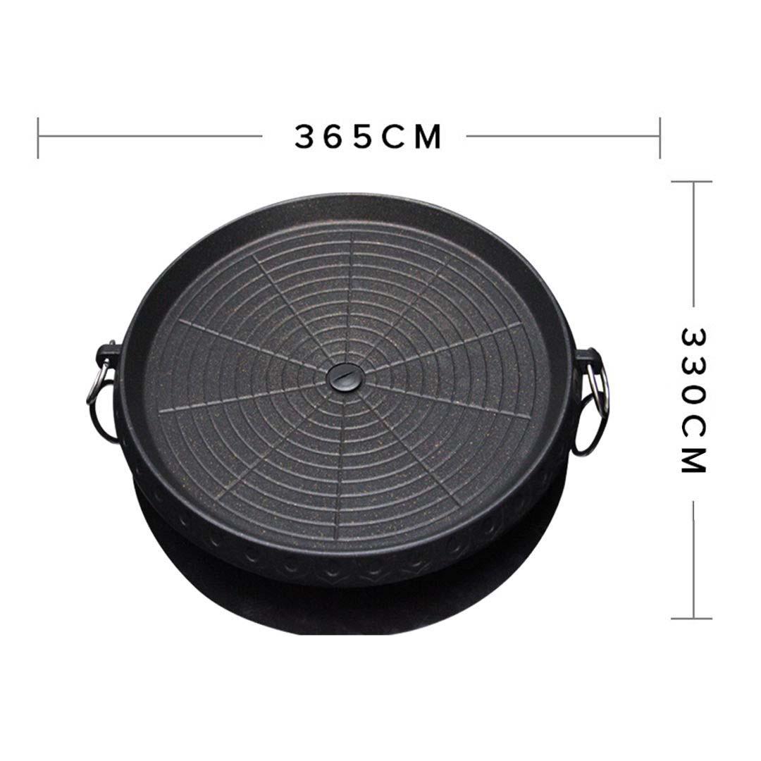 spare parts & fittings Portable Korean BBQ Butane Gas Stove Stone Grill Plate Non Stick Coated Round