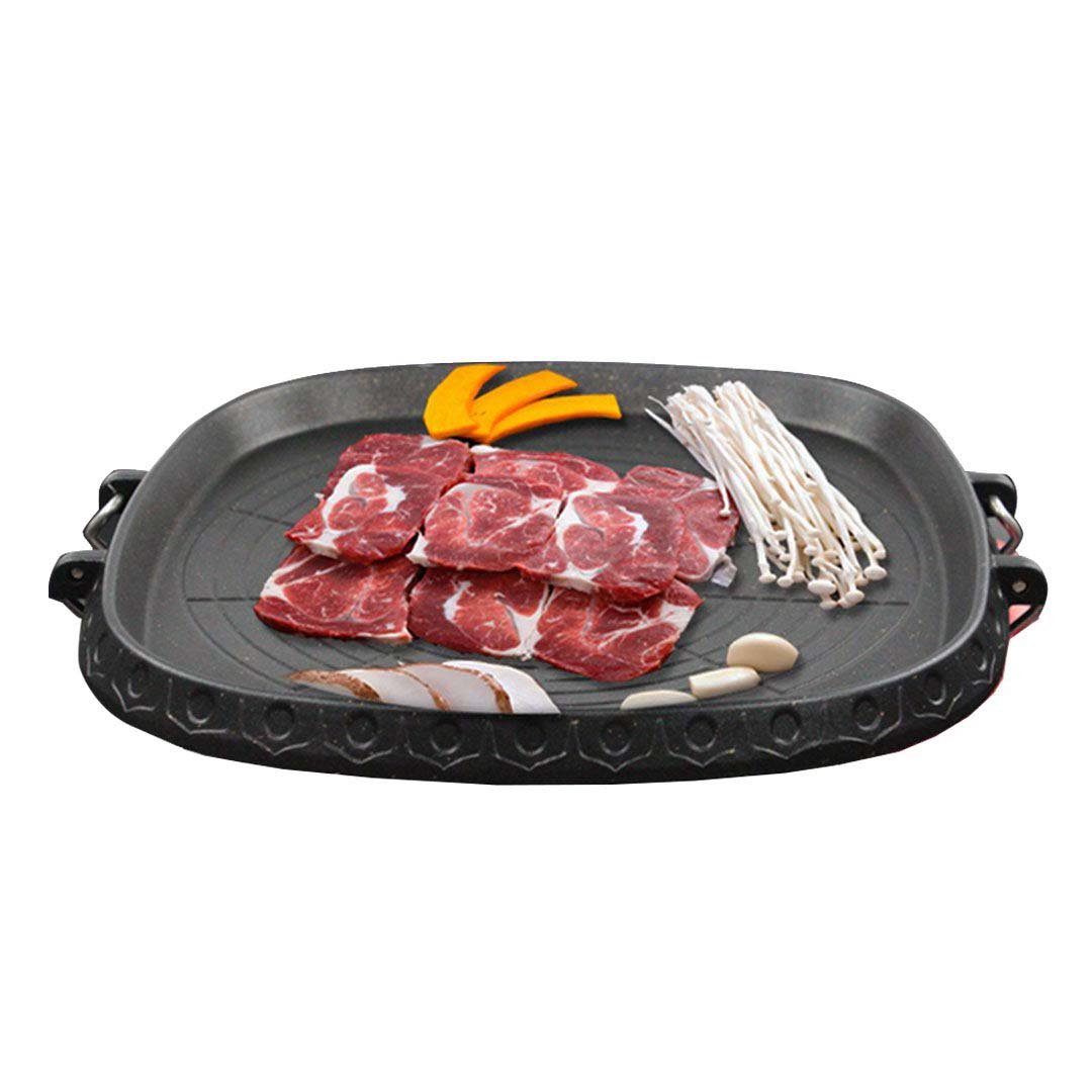 spare parts & fittings Portable Korean BBQ Butane Gas Stove Stone Grill Plate Non Stick Coated Square