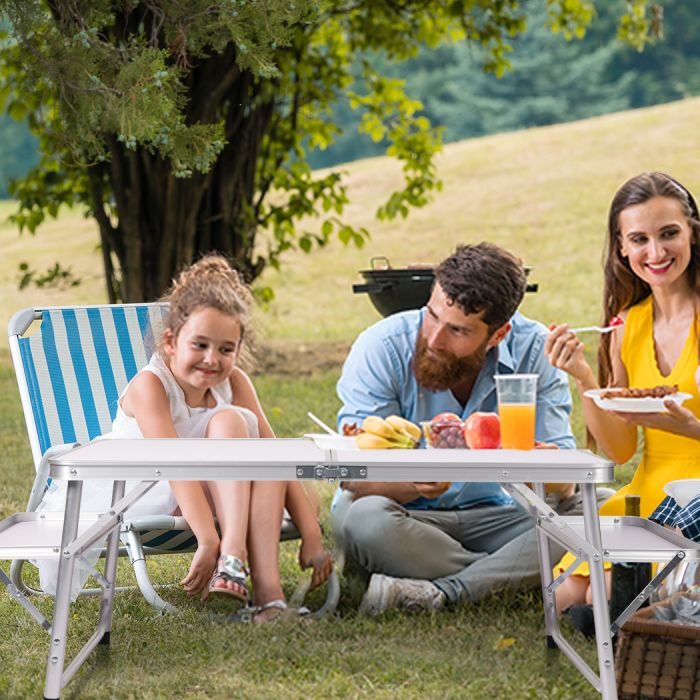 Portable Outdoor Aluminium Foldable Picnic BBQ Desk