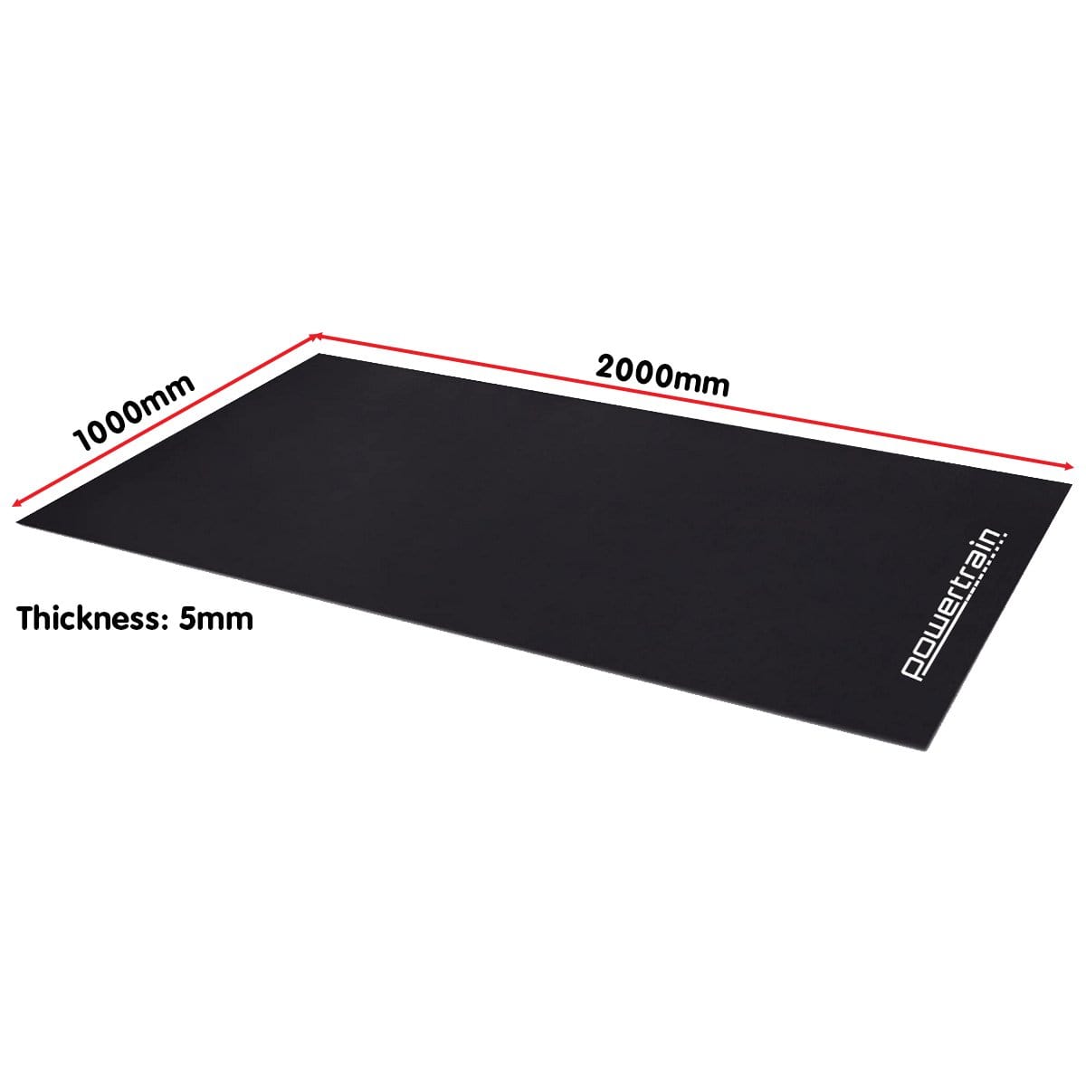 Powertrain 2M Exercise Equipment Mat