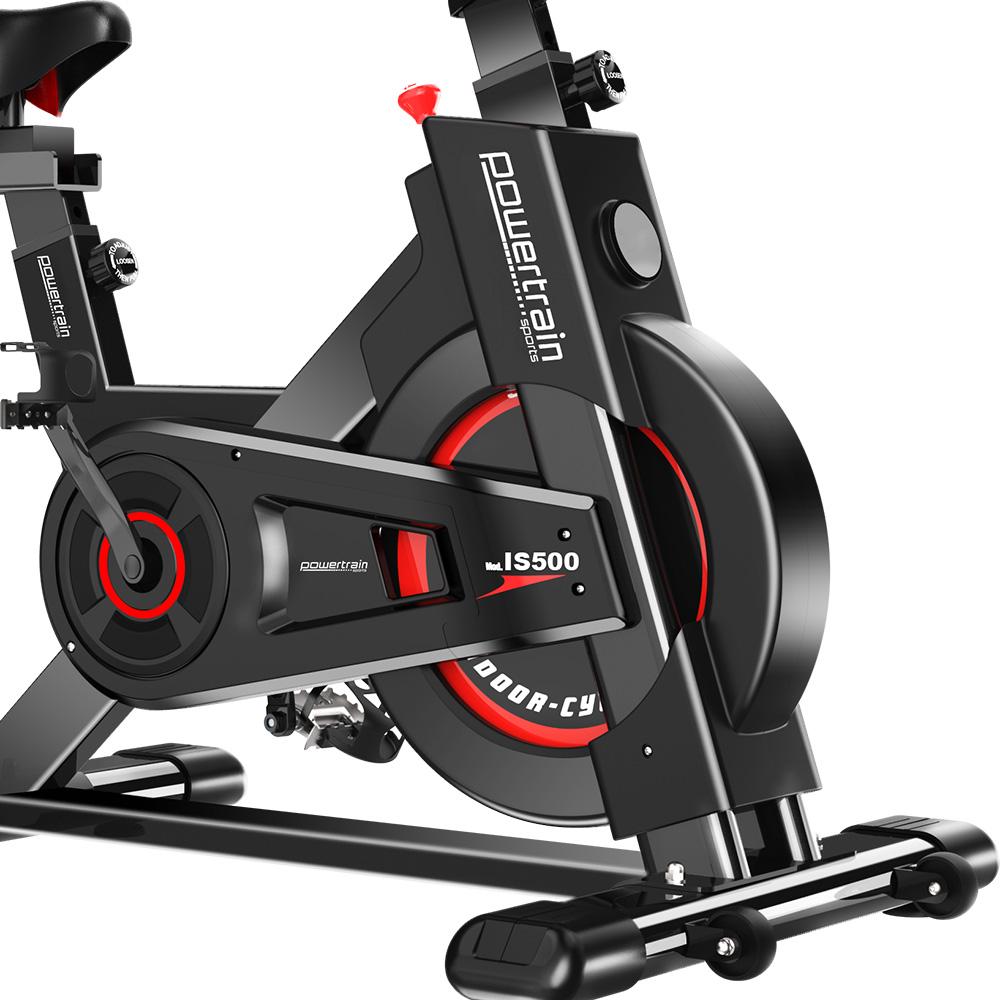Powertrain Heavy Flywheel Exercise Spin Bike IS500 - Black