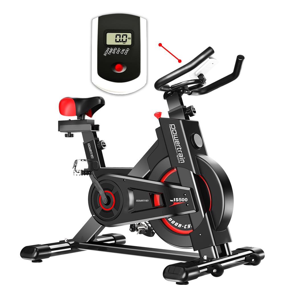 Powertrain Heavy Flywheel Exercise Spin Bike IS500 - Black