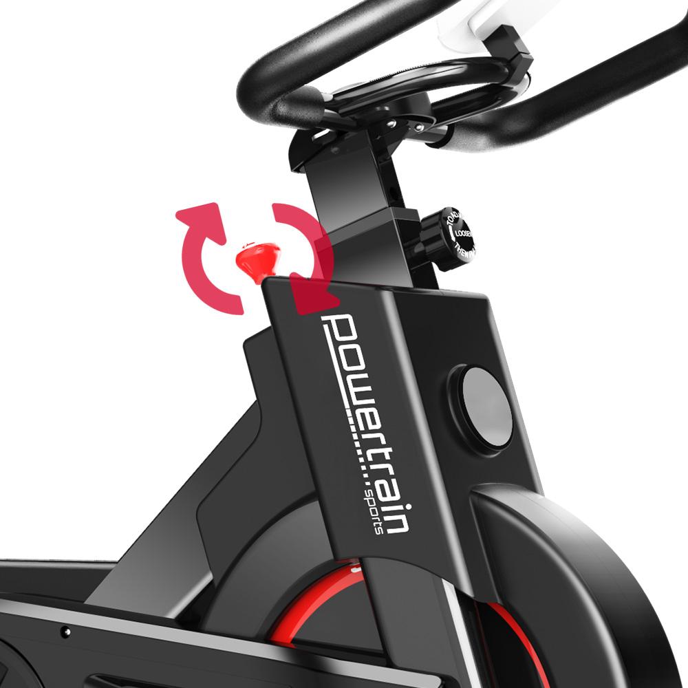 Powertrain Heavy Flywheel Exercise Spin Bike IS500 - Black