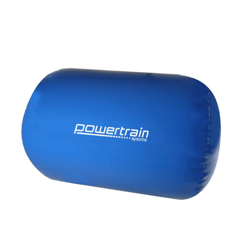 Powertrain Inflatable Air Exercise Roller Gym 120 x 75cm Blue