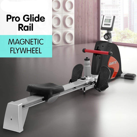 Powertrain Magnetic flywheel rowing machine - Black