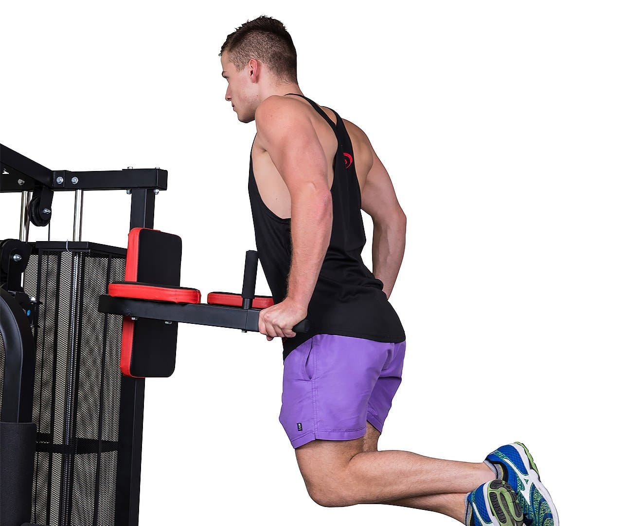 Fatherday-sports and fitness Powertrain Multi-Station Home Gym with Punching Bag - 165lbs