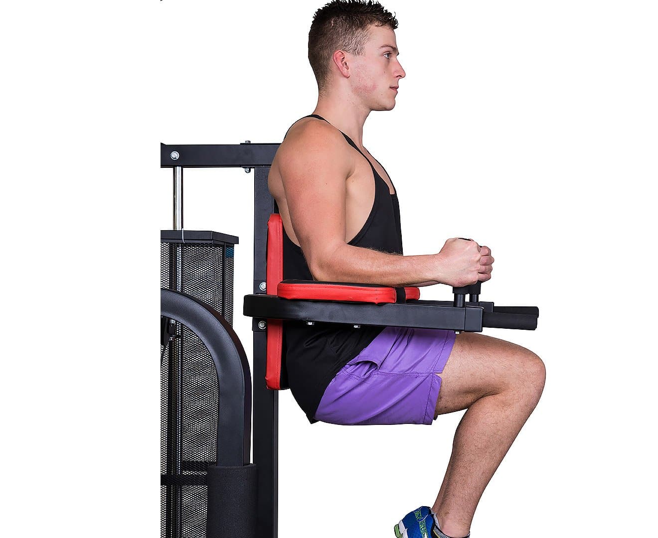 Fatherday-sports and fitness Powertrain Multi-Station Home Gym with Punching Bag - 165lbs
