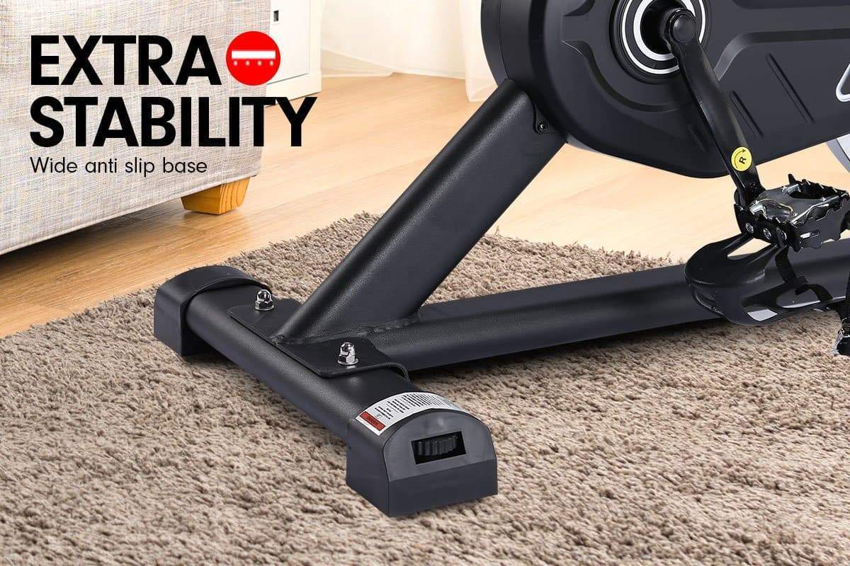 PowerTrain RX-200 Exercise Spin Bike Cardio Cycle - Black
