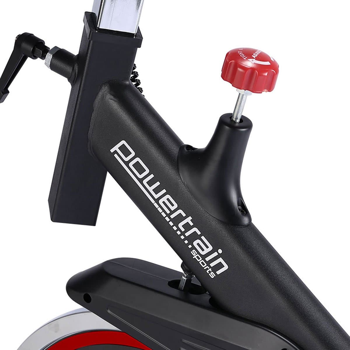 PowerTrain RX-200 Exercise Spin Bike Cardio Cycle - Red