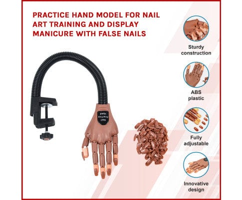 Practice Hand Model for Nail Art Training