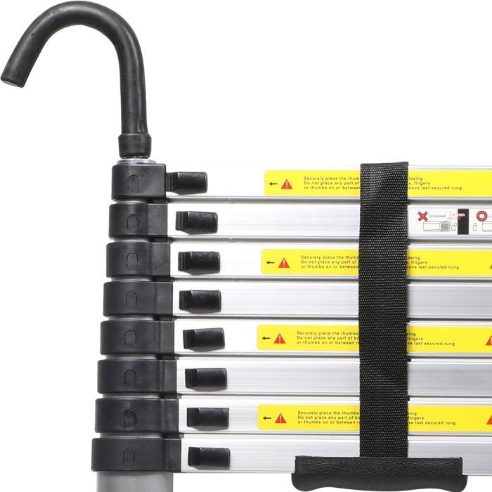 Premium aluminium alloy 2.6M Telescopic Aluminium Ladder