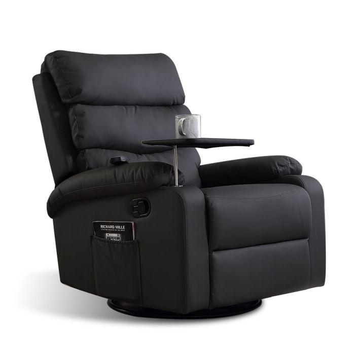 Premium faux leather Recliner Massage Chair Heated Lounge Sofa Armchair