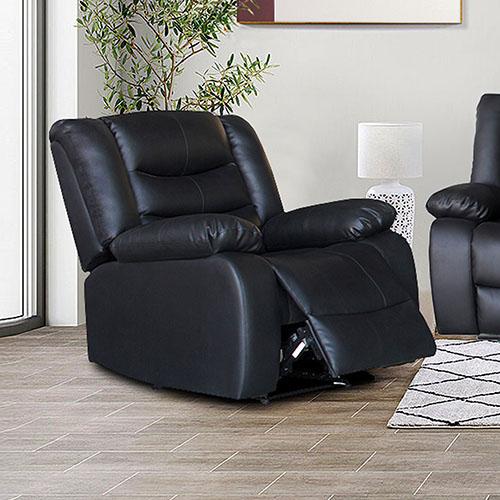 Living Room Pu Leather 1R Black