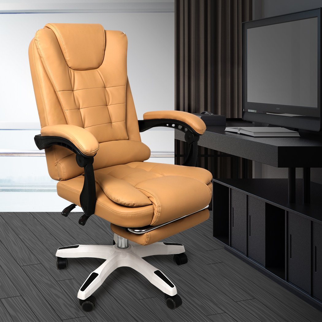 office & study Pu Leather Executive Footrest Racer Office Chair