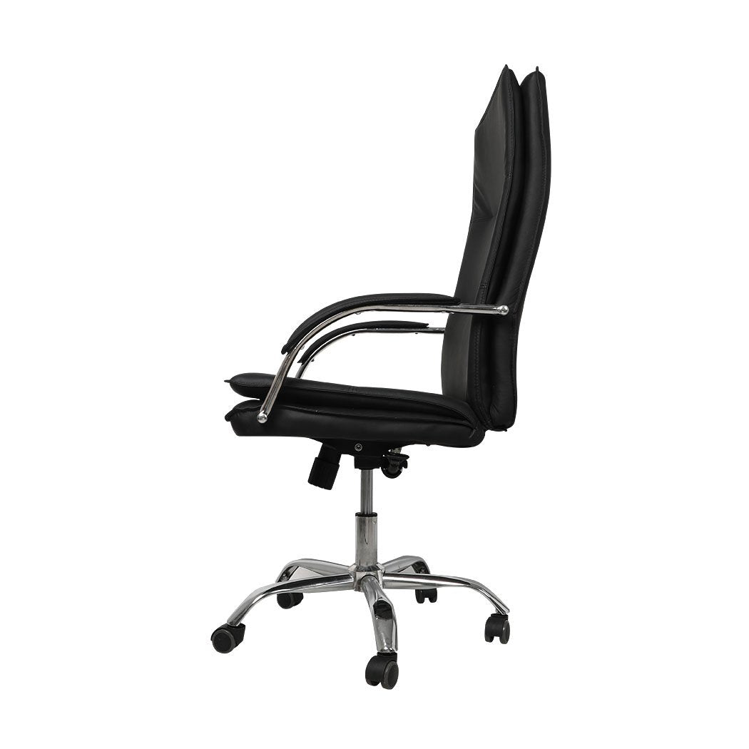 office & study Pu Leather Executive Office Chair- Black