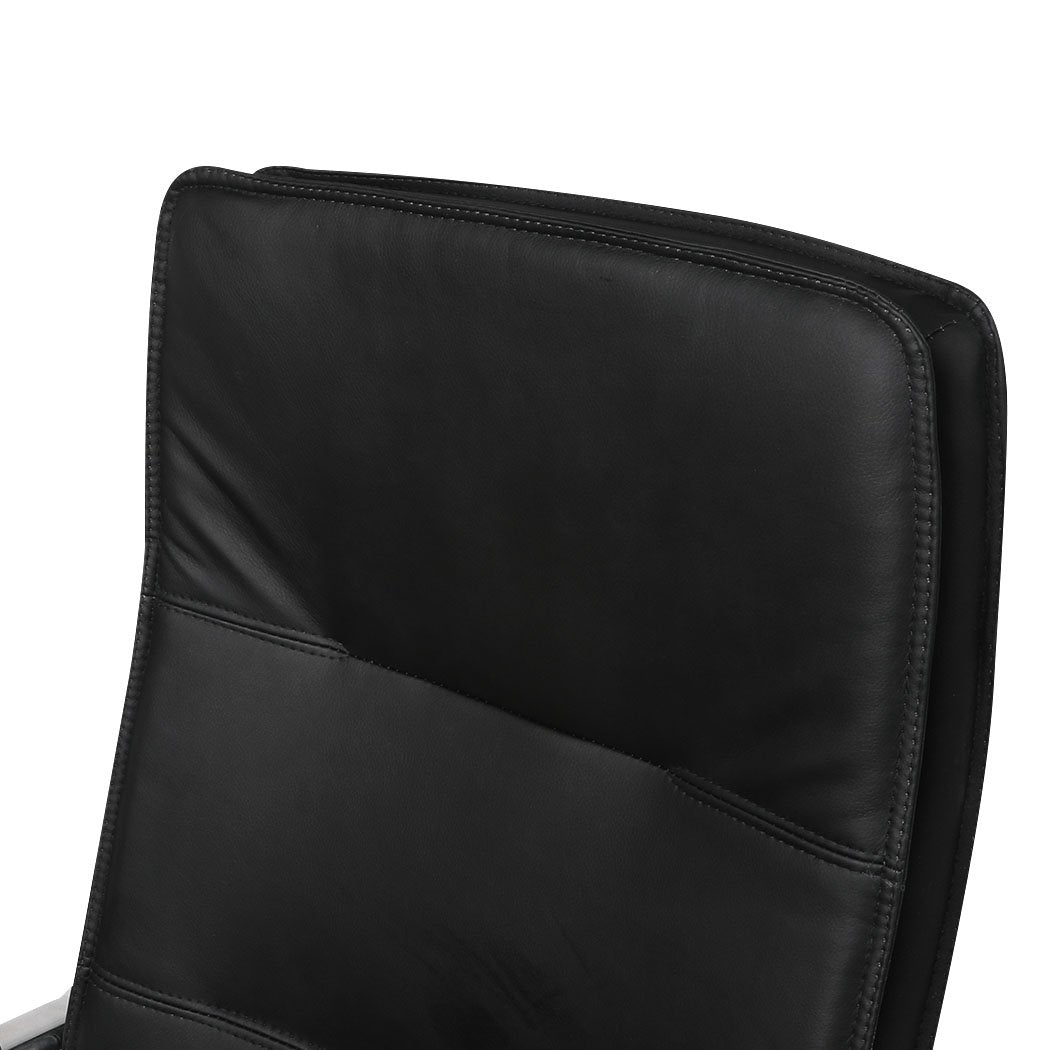 office & study Pu Leather Executive Office Chair- Black
