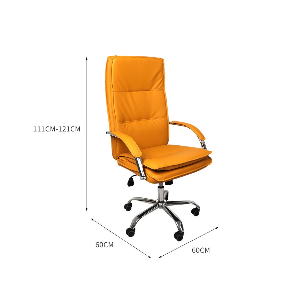 office & study Pu Leather Executive Office Chair- Ginger