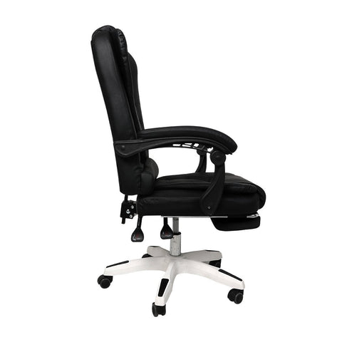 Pu Leather Executive Racer Office Chair Black
