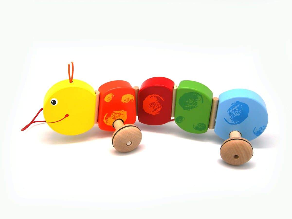 toys for infant Pull A Long Worm