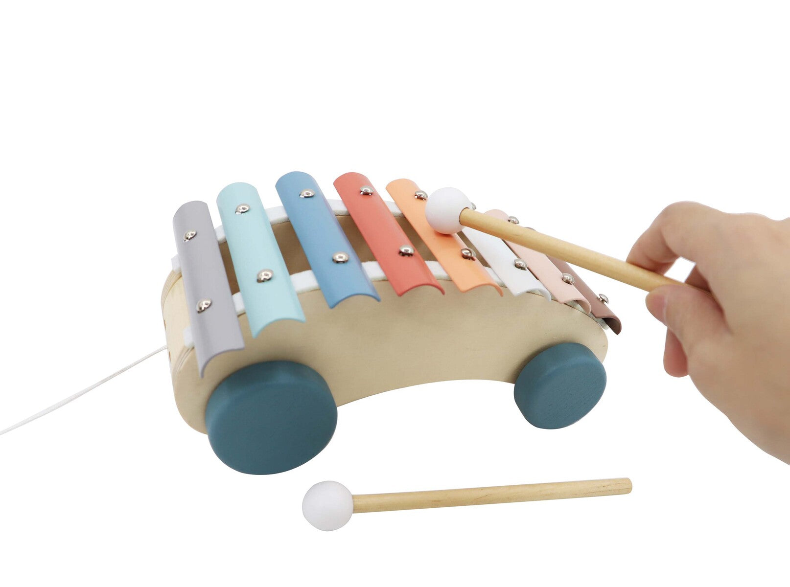 Pull A Long Xylophone Car