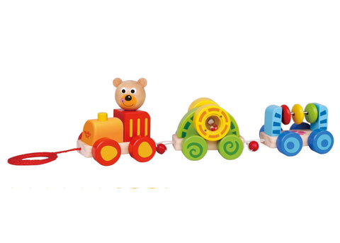toys for infant Pull Along - Little Bear Train