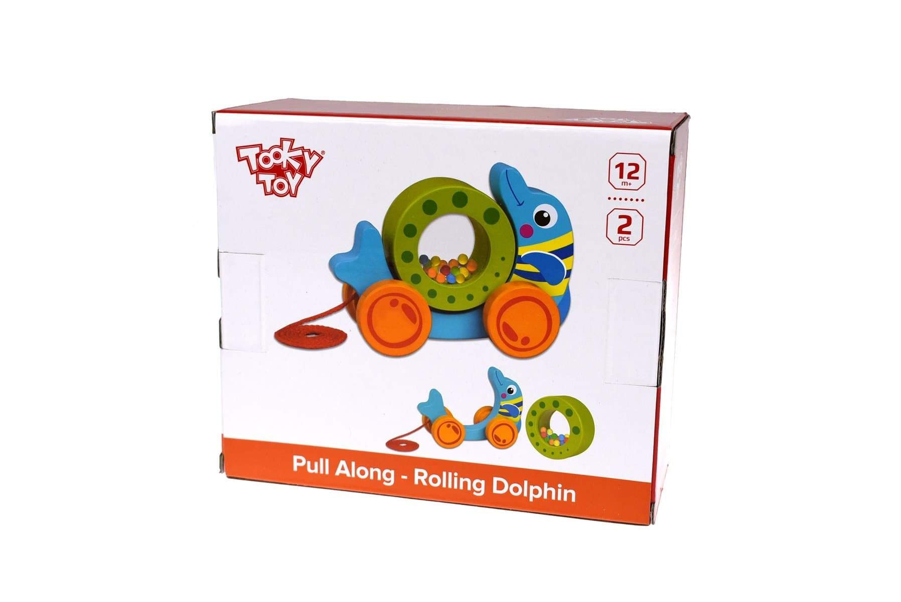 toys for infant Pull Along - Rolling Dolphin