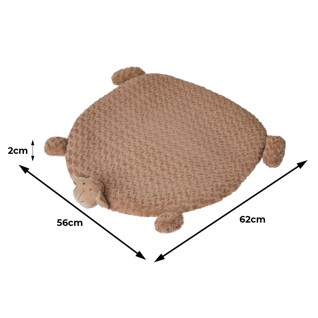 Pet Bed Puppy kennel mat-tan