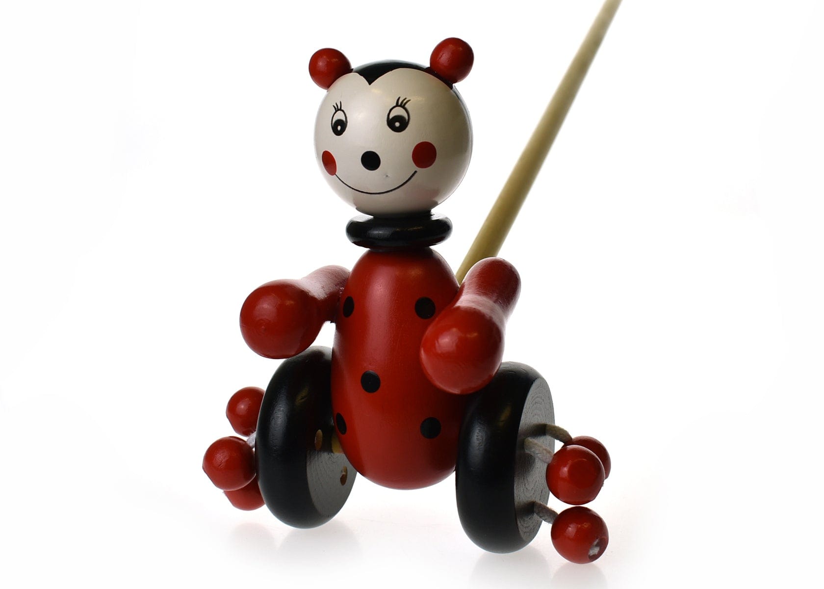 Push Along Ladybird Wooden