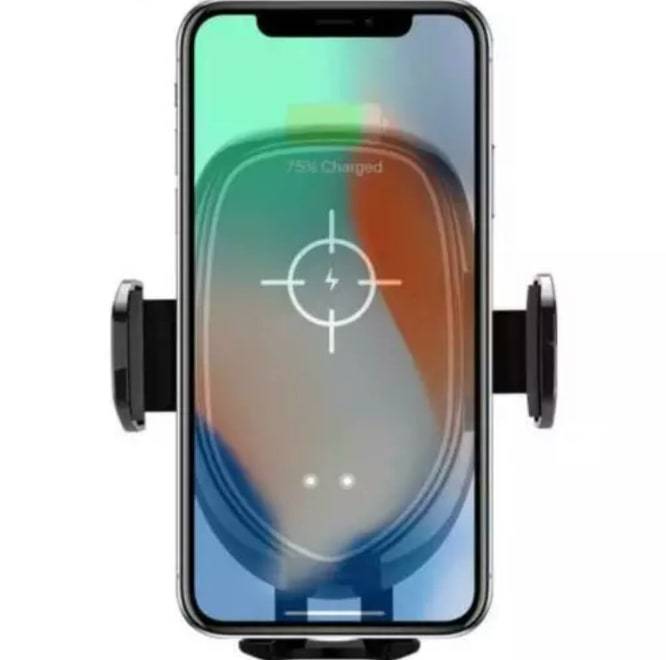 electronics Qi Wireless Car Charger Phone Holder Red