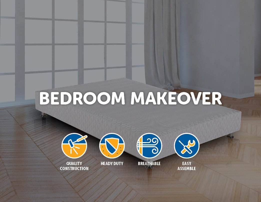 Bedroom Queen Bed Ensemble Frame Base