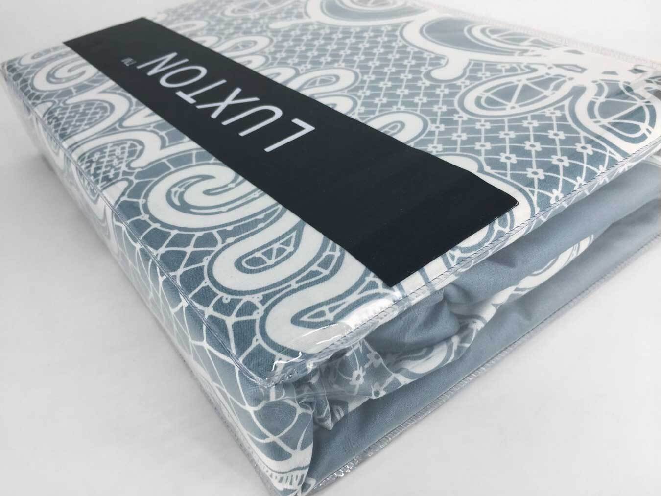 Home & Garden > Bedding Queen Size 3pcs Duckegg Blue Floral Quilt Cover Set