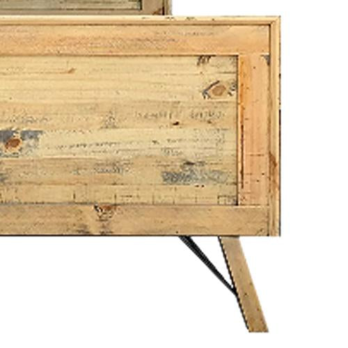 Bedroom Queen Size Bed Frame Wooden Ozzy Colour