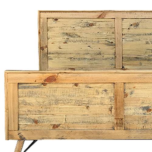Bedroom Queen Size Bed Frame Wooden Ozzy Colour