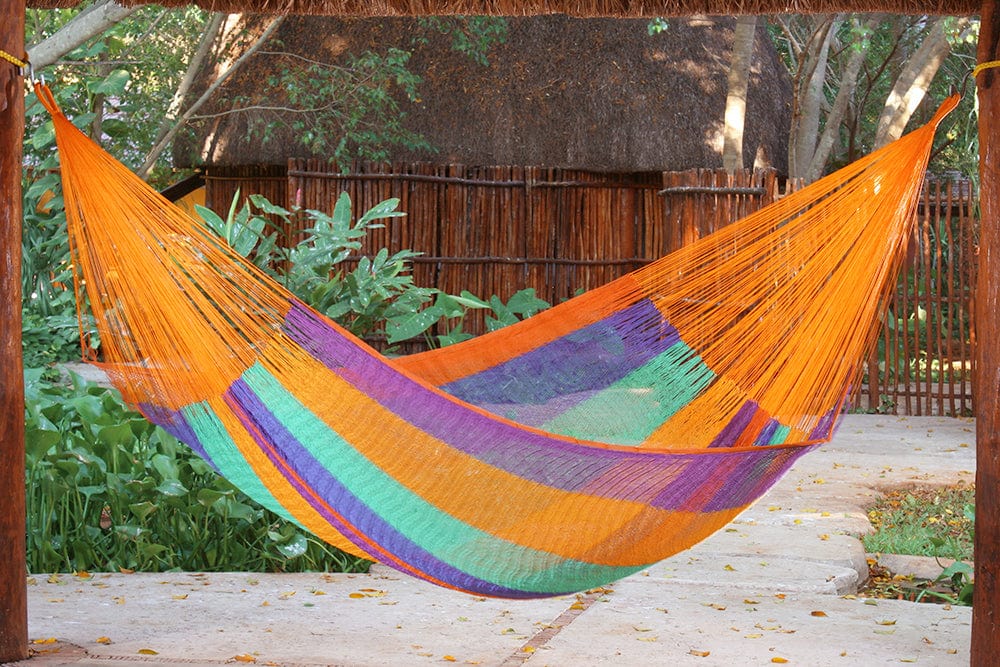 Queen Size Cotton Hammock In Alegra