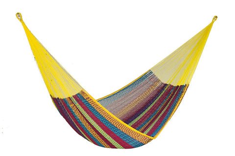 Queen Size Cotton Hammock in Confeti