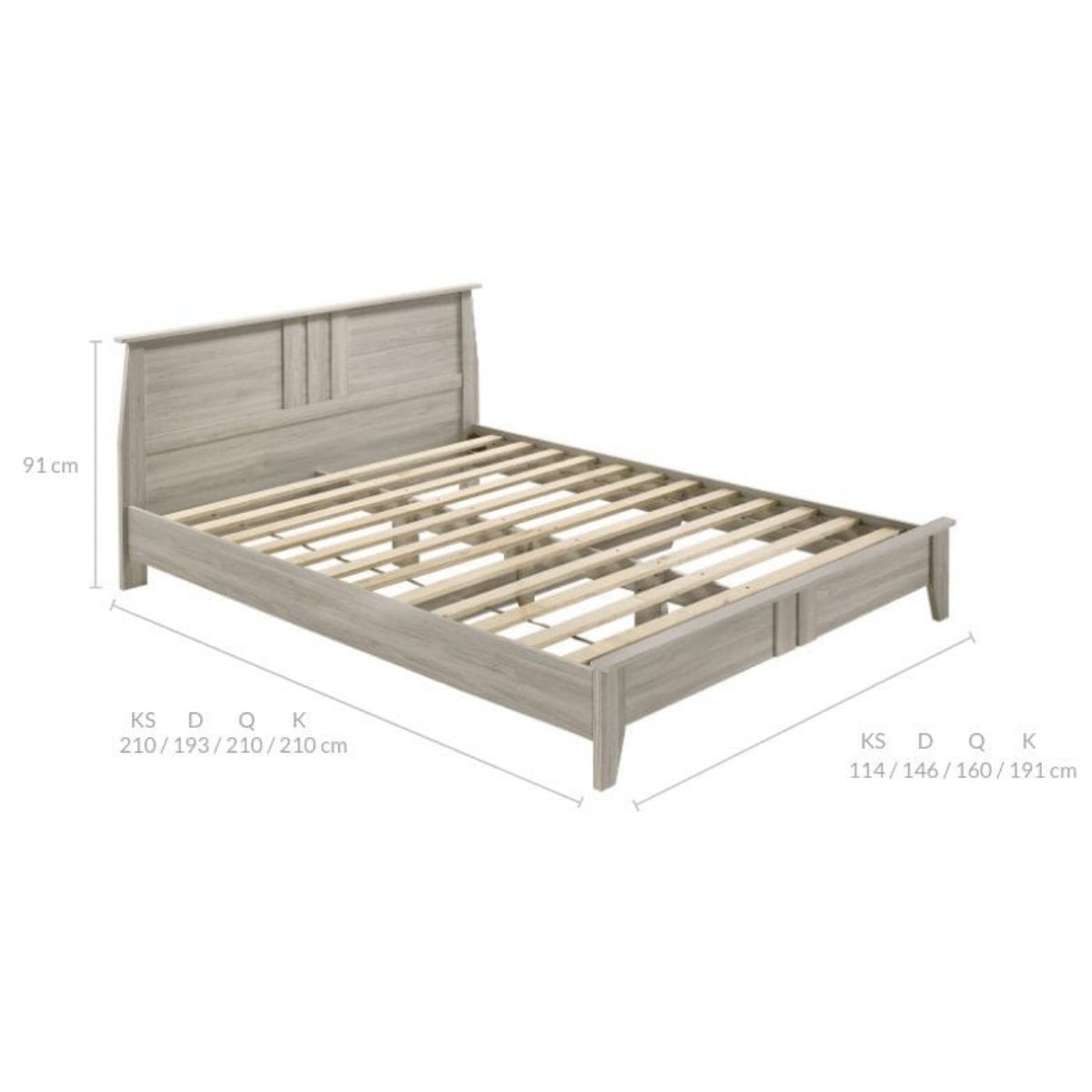 Furniture > Bedroom Queen Wooden Bed Frame Base