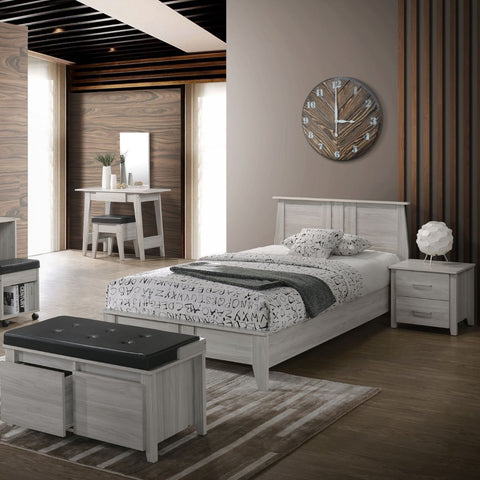 Furniture > Bedroom Queen Wooden Bed Frame Base