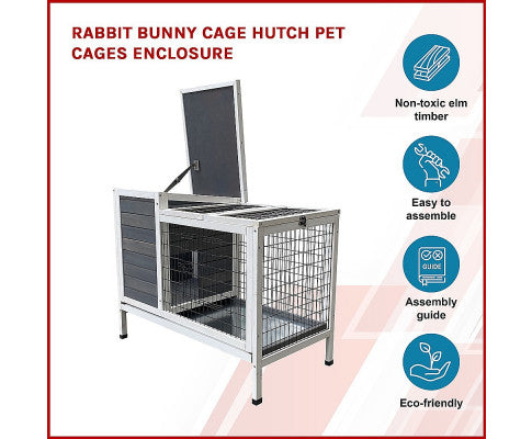 Rabbit Bunny Cage Hutch Pet Cages Enclosure