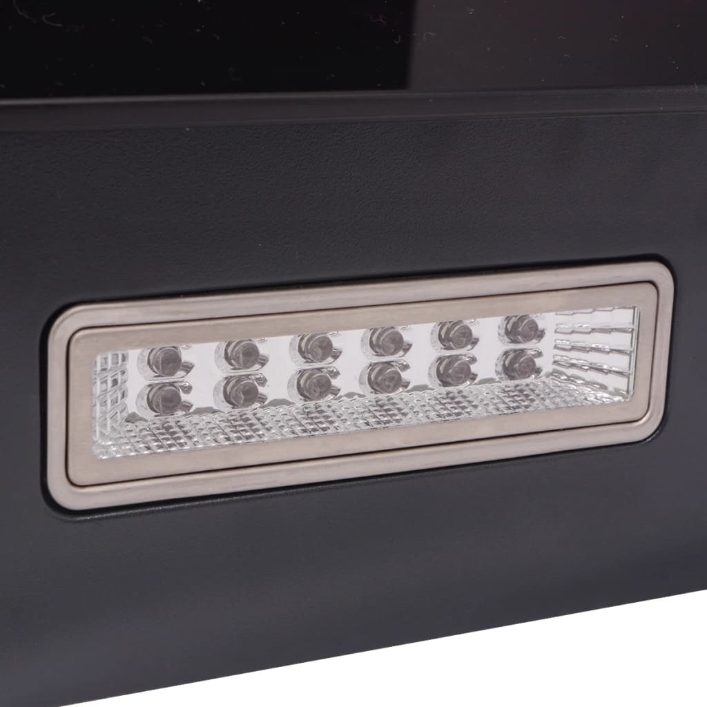Range Hood with Touch Display Black 900 mm