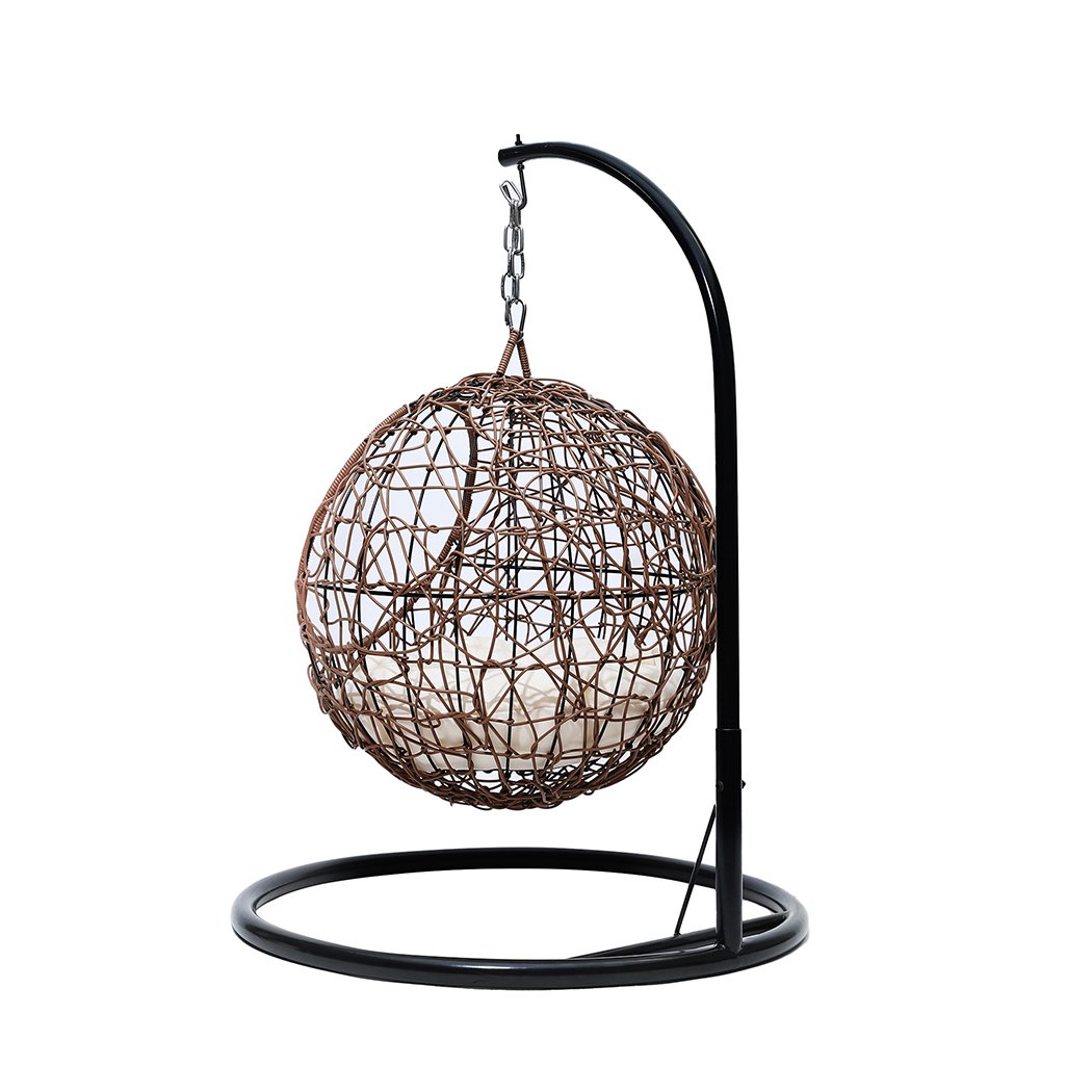Pet Products Rattan Cat Beds Elevated Puppy Wicker Hanging Basket Swinging Egg Chair