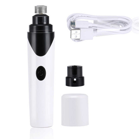 Rechargeable Electric Pet Nail Grinder and Claw Filer Trimmer for Dogs and Cats